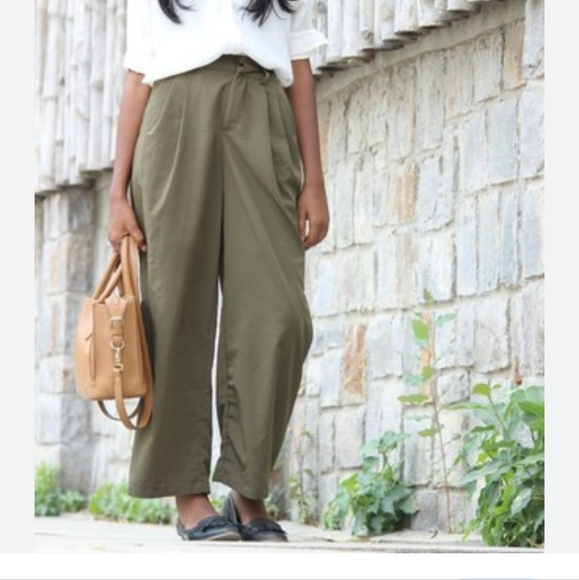 HIGH WAIST TROUSERS - Picture 2 of 6